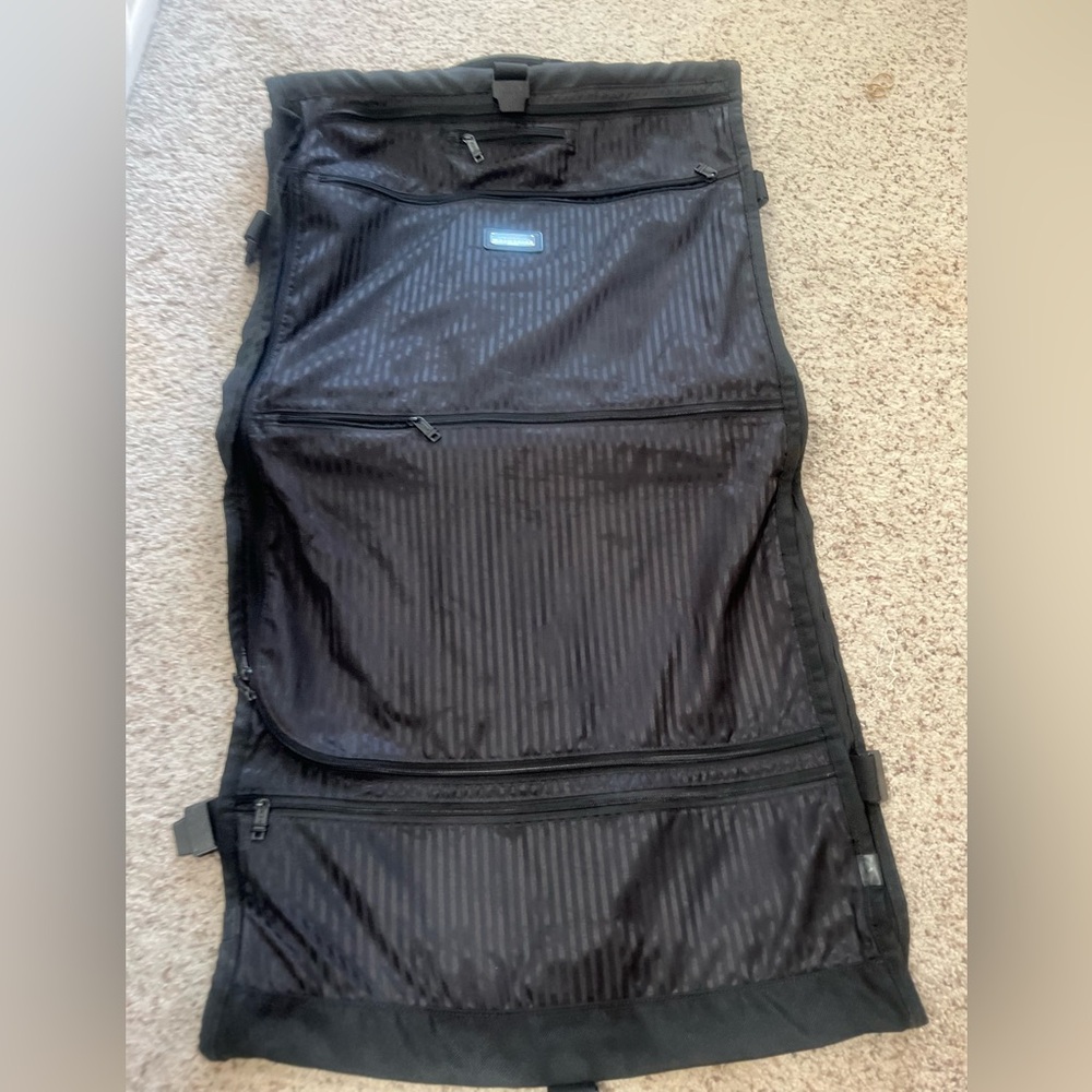 TUMI ALPHA BI FOLD GARMENT BAG BUSINESS CARRY ON BALLISTIC NYLON LUGGAGE - Picture 9 of 11